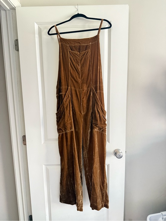 Free People Pants - NWT Free People Velvet Overall Jumpsuit